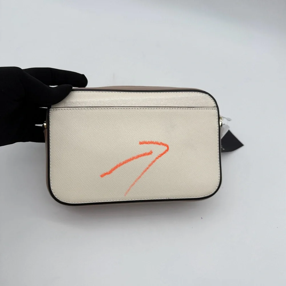 Kate Spade Oh Snap Colorblock Mini Camera Bag Toasted Hazelnut Multi